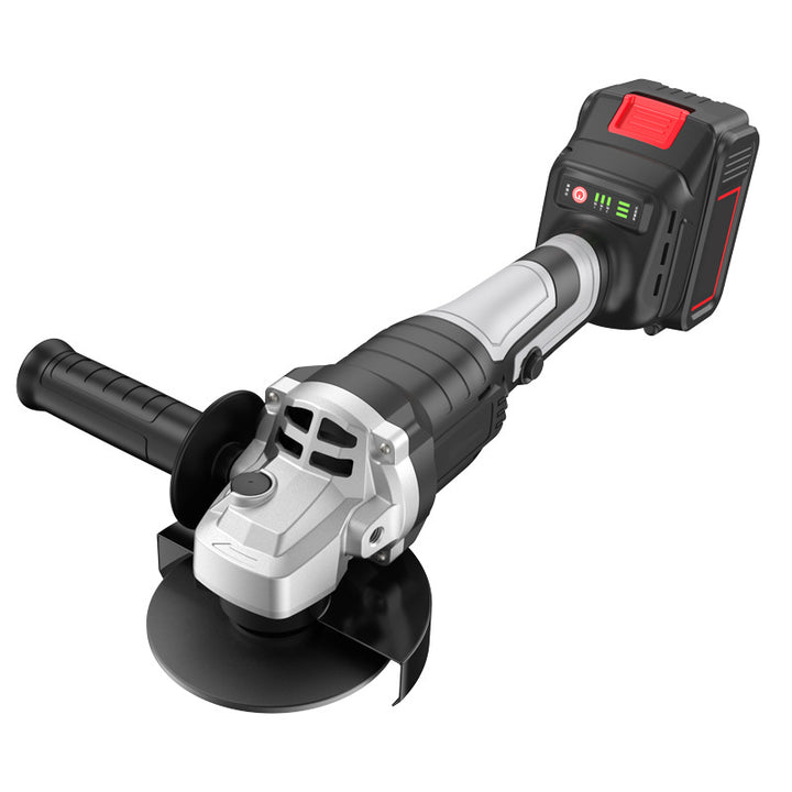 Tilswall Brushless Angle Grinder 21V , 9000RPM Power Angle Grinder with Cutting & Grinding Wheels