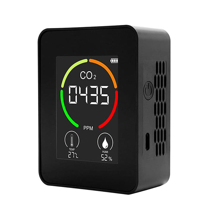 3-in-1 Air Quality Monitor Indoor, Portable CO2 Monitor