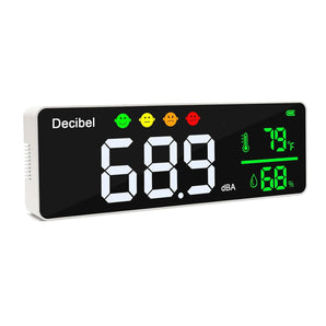 Tilswall Decibel Meter Wall Hanging Sound Level Meter