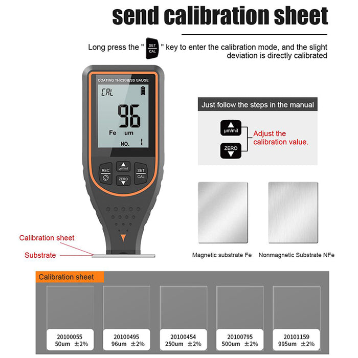 Coating Thickness Gauge for Car