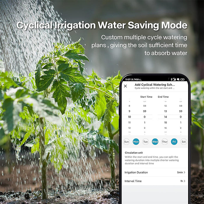 WiFi Sprinkler Timer, Digital Water Timer for Garden Hose Faucet