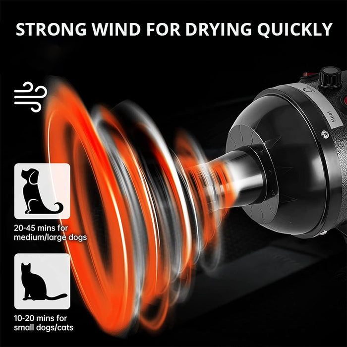 2600W Dog Blower Grooming Force Dryer