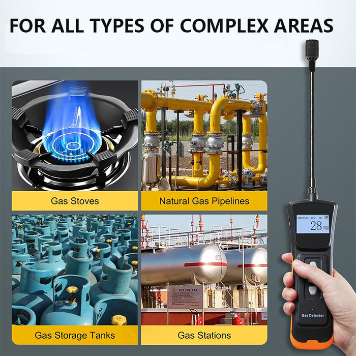 Gas Leak Detector with LCD