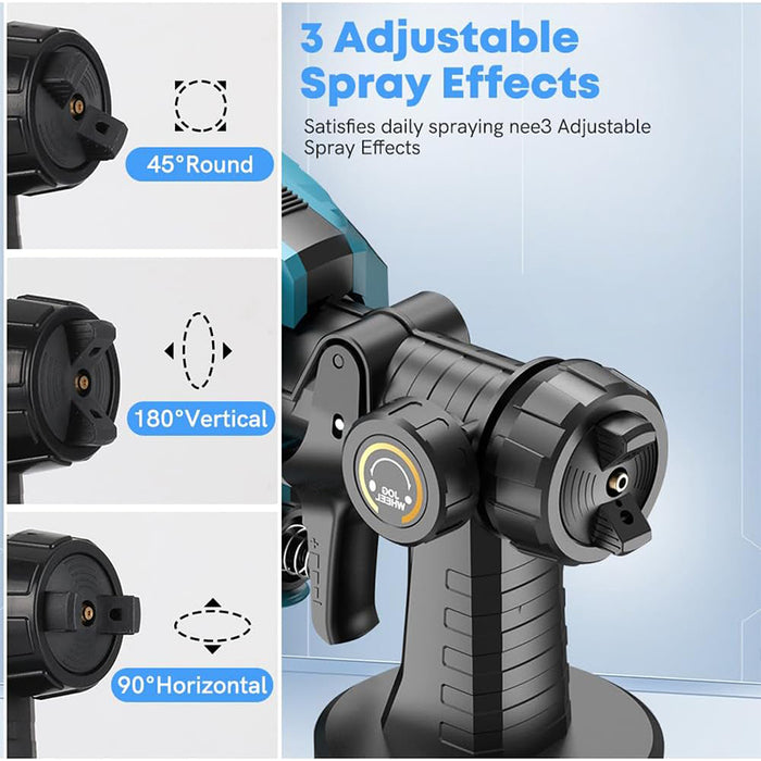 Tilswall Paint Sprayer, 600W HVLP Electric Spray Paint Gun