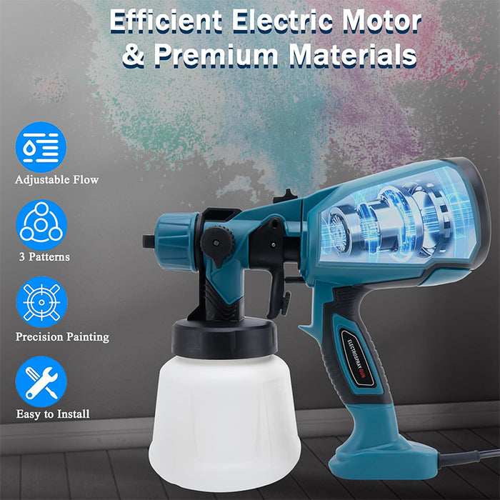 Tilswall 700W HVLP Paint Sprayers for Home, Furniture, Fence, Walls