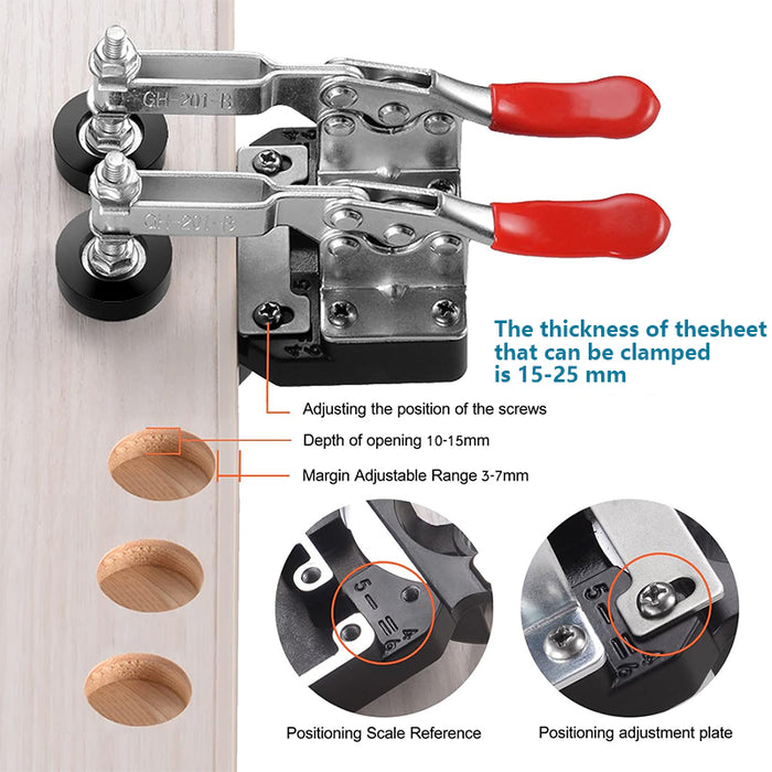 Tilswall 35mm Concealed Door Hinge Jig