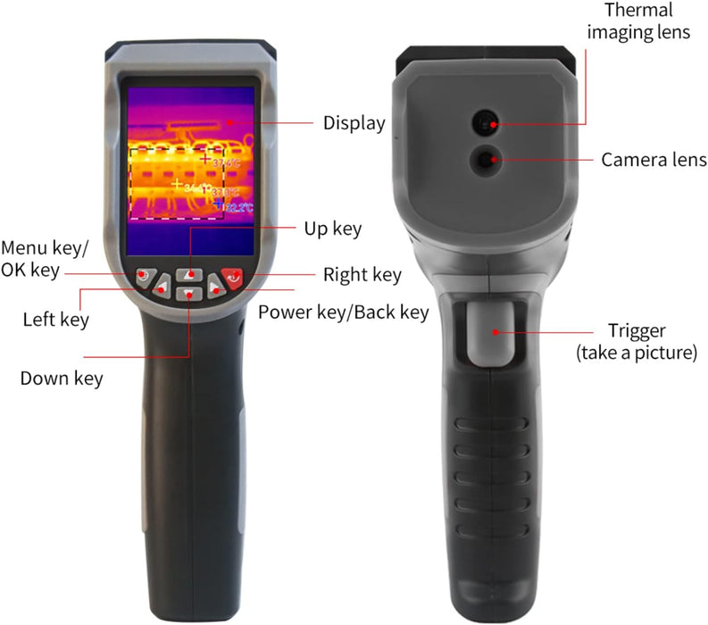 Industrial Thermal Imaging Device Upgrade 120 * 90 Higher Resolution Pixels
