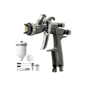 Tilswall Pinto LVLP Spray Gun with All-Stainless Steel Flow Channel for Automotive & Professional Painting