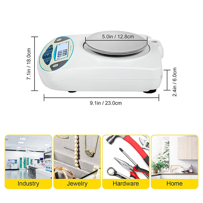 Lab Scale Analytical Balance, 3000g x 0.01g Accuracy High Precision