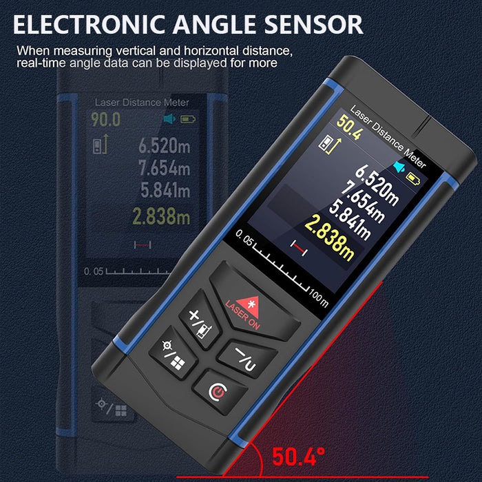 Laser Measurement Tool with Angle Finder