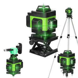 Tilswall Laser Level,12 Line 3x360°Horizontal Vertical Cross Line Laser Level Tool