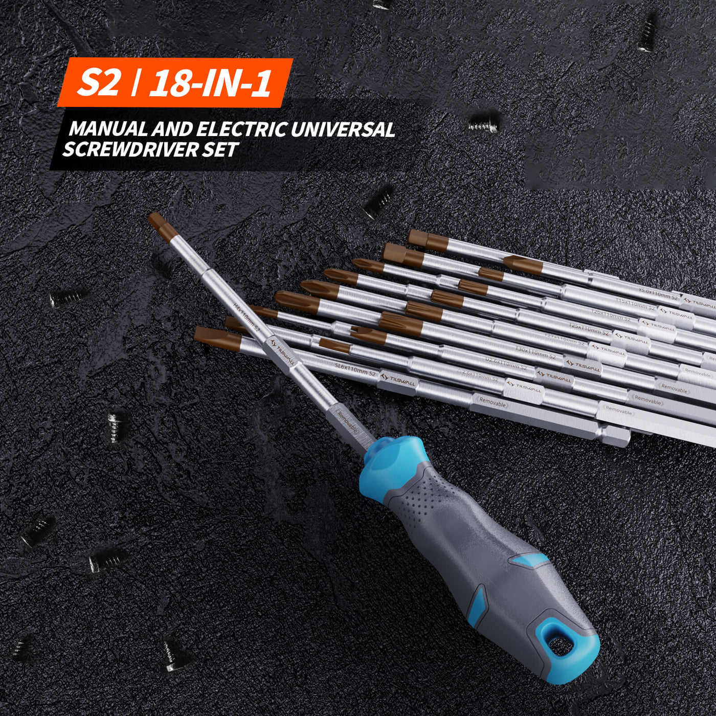 18in1 Multibit Screwdriver Set Tool All in One — Tilswall