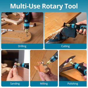 Tilswall 3.7V Cordless Rotary Tool with Type-C Charging