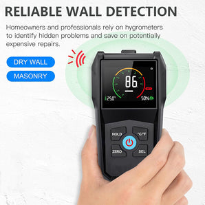 Tilswall Pinless Moisture Meter, Wood Moisturer Meter for Non-Destructive