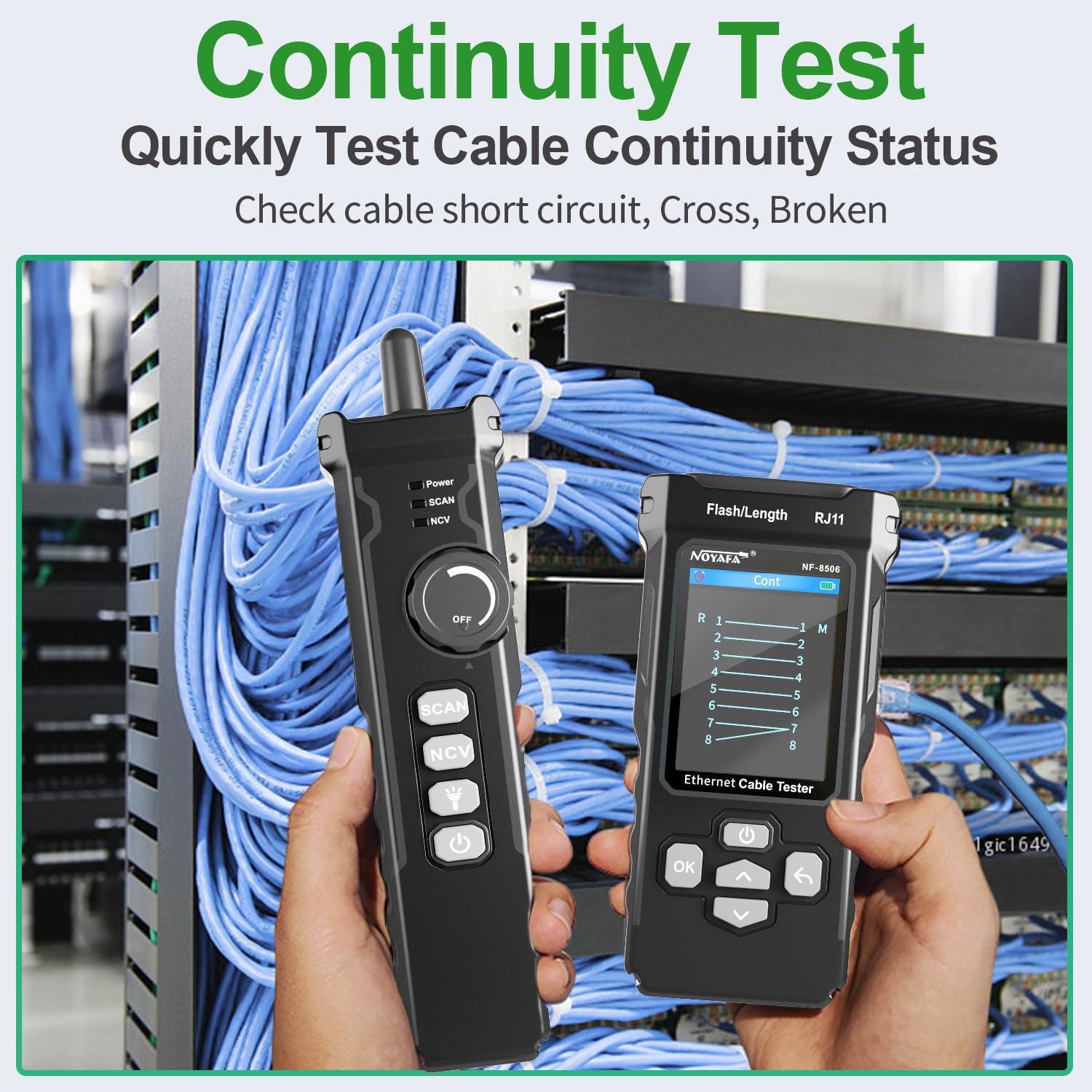 Ip Testr Tilswall Network Cable Tester with IP Scanner
