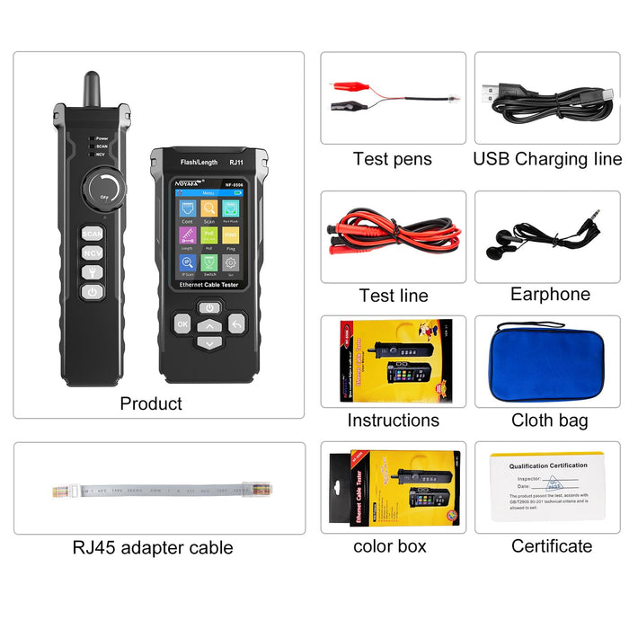 Network Cable Tester with IP Scanner