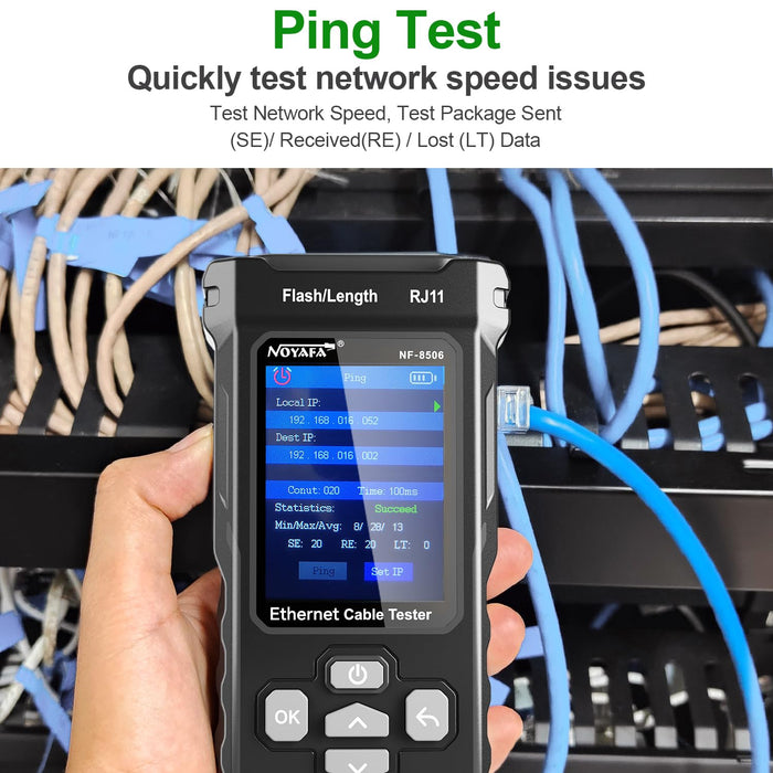 Network Cable Tester with IP Scanner