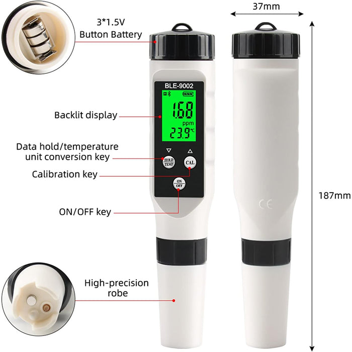 High Accuracy Water Quality Detector Monitor for Domestic Water