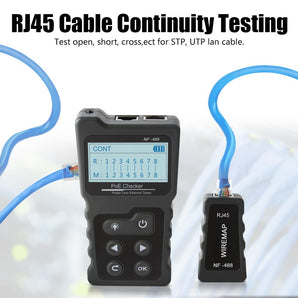 Tilswall Network Cable Tester for Continuity Checking, DC Power