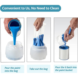 Tilswall 30 Pcs Paint Sprayer Bags, 20*30cm Sprayer Cup Liners for Paint Sprayer