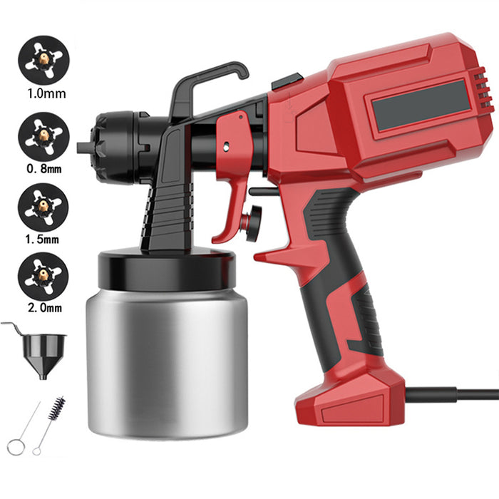 400W HVLP Power Paint Gun with 1000ML Large Capacity Container