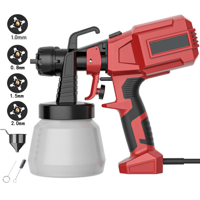 400W HVLP Power Paint Gun with 1000ML Large Capacity Container