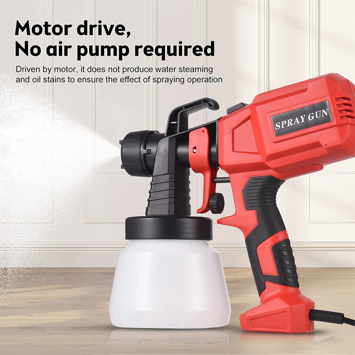 400W HVLP Power Paint Gun with 1000ML Large Capacity Container