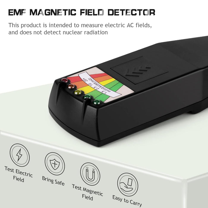 Handheld LED EMF Magnetic Field Ghost Hunting Detector 50Hz-20,000Hz