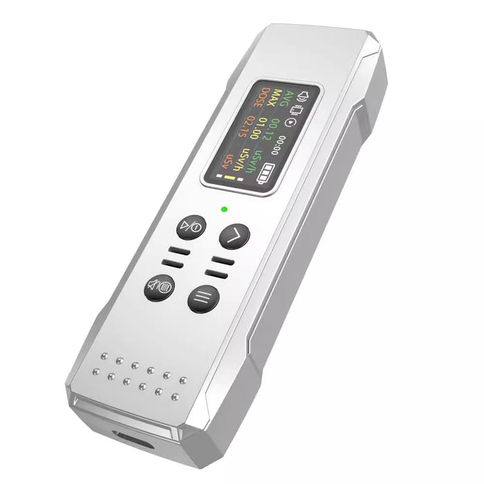 Nuclear Radiation Detector, Professional Dosimeter Digital Radioactive Tester with Sound Light Alarm