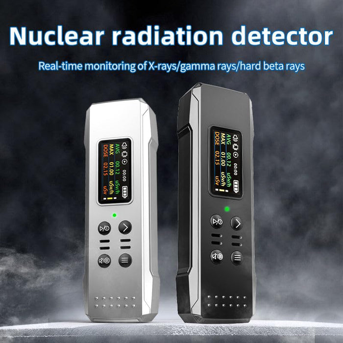 Tilswall Nuclear Radiation Detector, Professional Dosimeter Digital Radioactive Tester with Sound Light Alarm