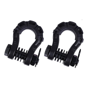Tilswall 3/4" D Ring Shackles (2 Pack) 70,000 lbs Break Strength