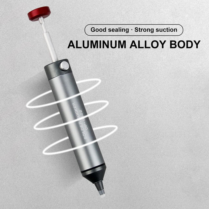 Tilswall Solder Sucker with Strong Suction and Heat-Resistant Pinecil Nozzle