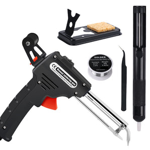 Tilswall Soldering Gun Kit, 60W Automatic Soldering Gun with Ceramic Heater