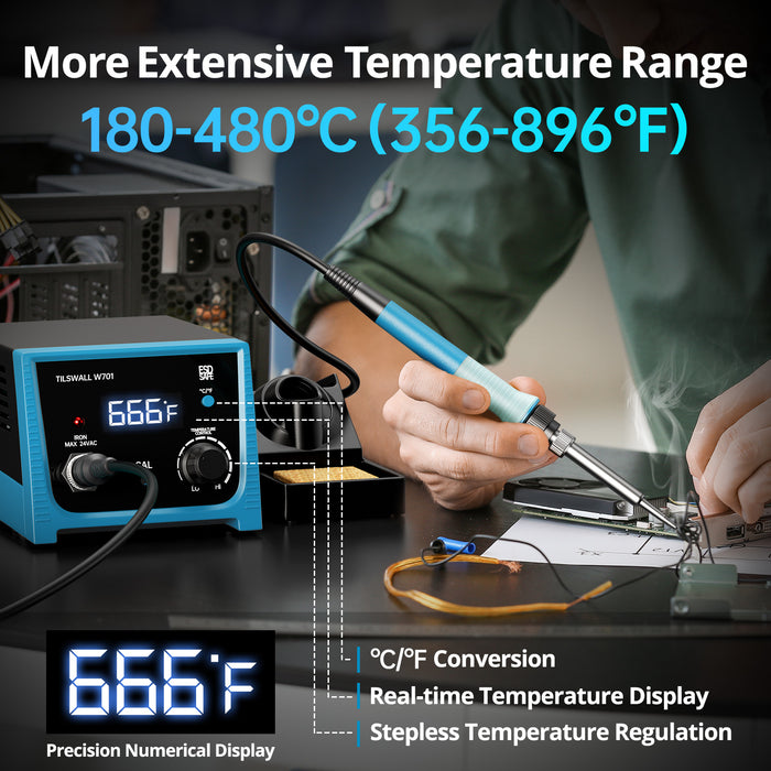 Digital Soldering Station with Precision Heat Control