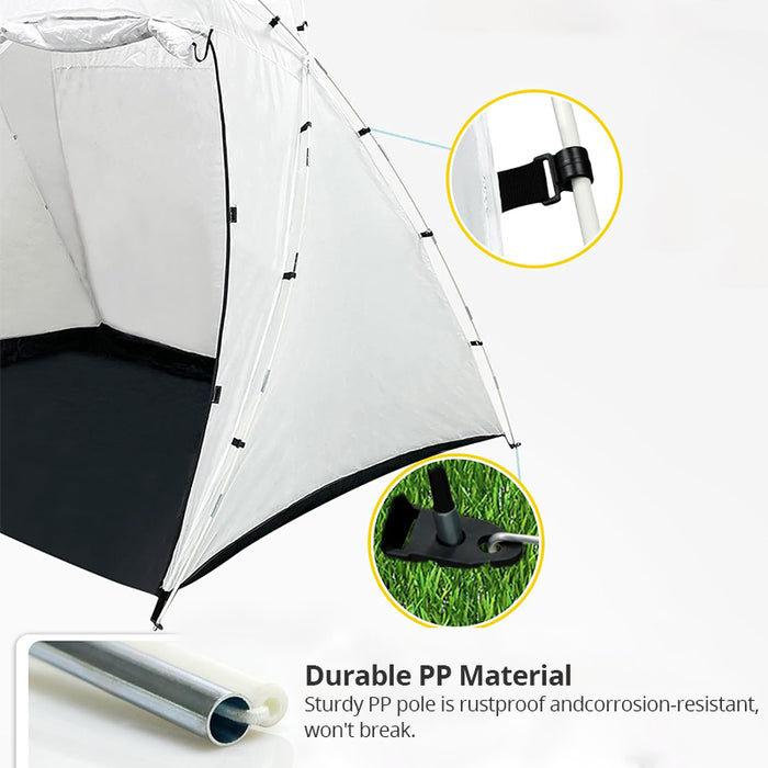 Tilswall Paint Booth for DIY Spray Painting with Built-in Floor & Windproof Hooks