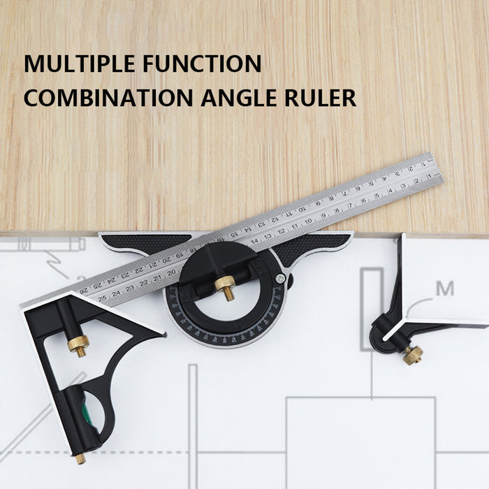 Adjustable Sliding Combination Square Ruler