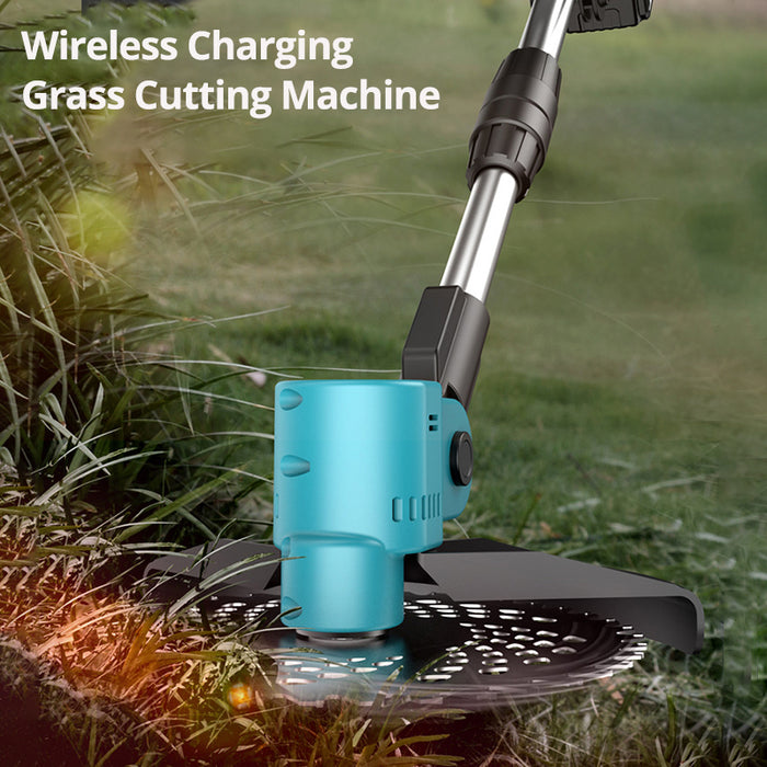 Tilswall Electric Weed Eater, 21V 6'' Grass Trimmer with 90° Adjustable Head
