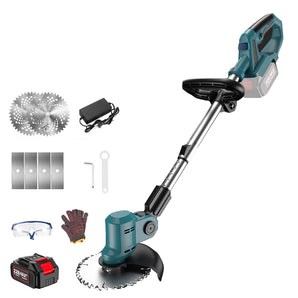 Tilswall String Trimmer, 9 Inch Digital Cordless Retractable Home Weed Eater Cutter