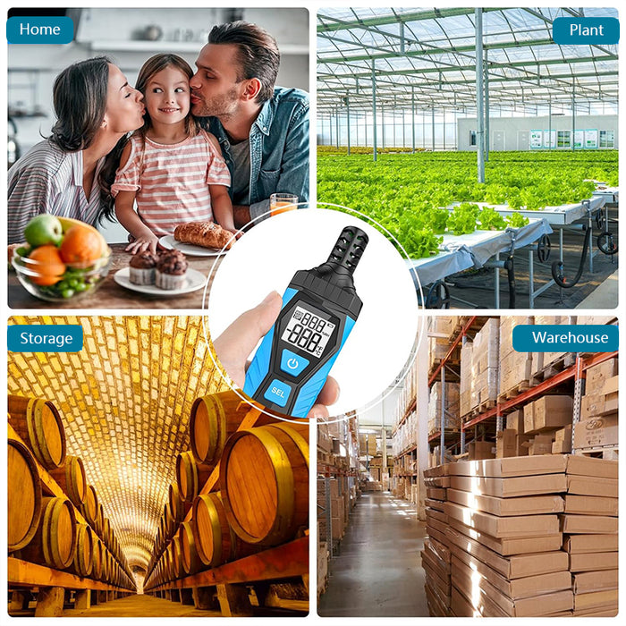 Tilswall Temperature Humidity Meter, Digital Hygrometer Monitor