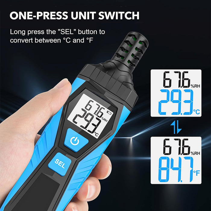 Tilswall Temperature Humidity Meter, Digital Hygrometer Monitor