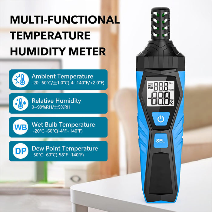 Tilswall Temperature Humidity Meter, Digital Hygrometer Monitor