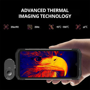Tilswall Thermal Camera for Smartphone 256*192 IR/25HZ Infrared Thermal Imager