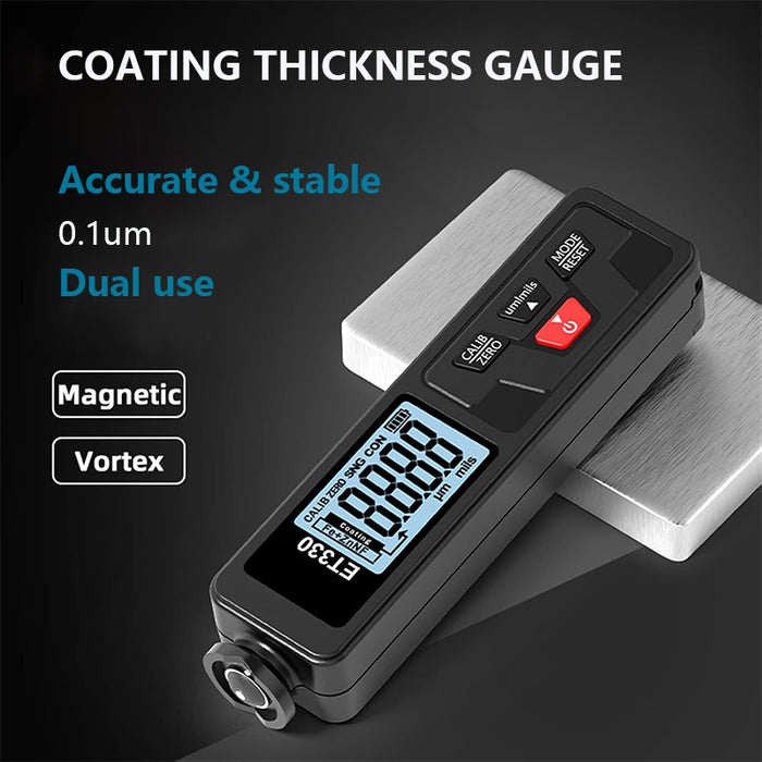 Thickness Gauge for Car 0-1500um Fe and NFe Coating Tester Meter