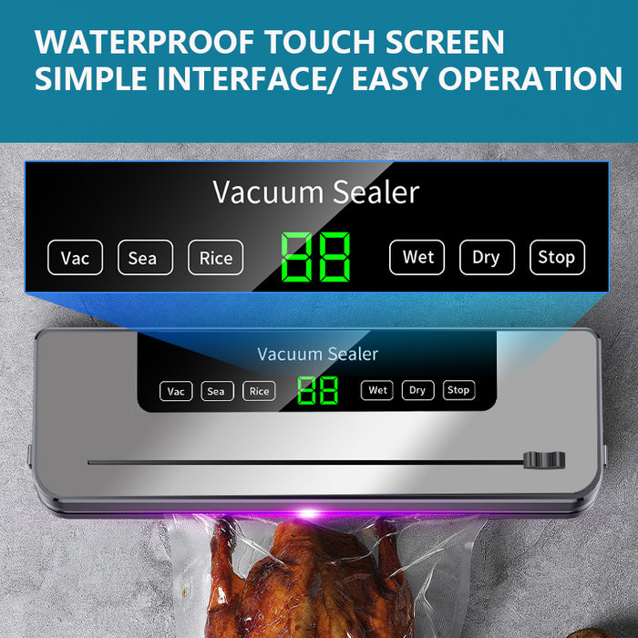 Vacuum Sealer, with 20pcs Heat-seal bags for Food Storage