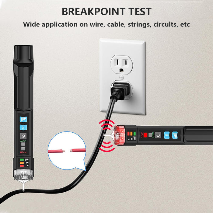 Voltage Tester, Non Contact Voltage Detector with Dual Range AC 12V-1000V/48V-1000V