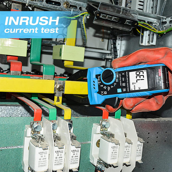 Tilswall Digital Clamp Meter, Volt Meter Auto-ranging Measures AC/DC Amp Clamp