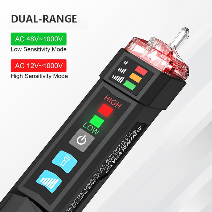 Tilswall Voltage Tester, Voltage Detector with Dual Range