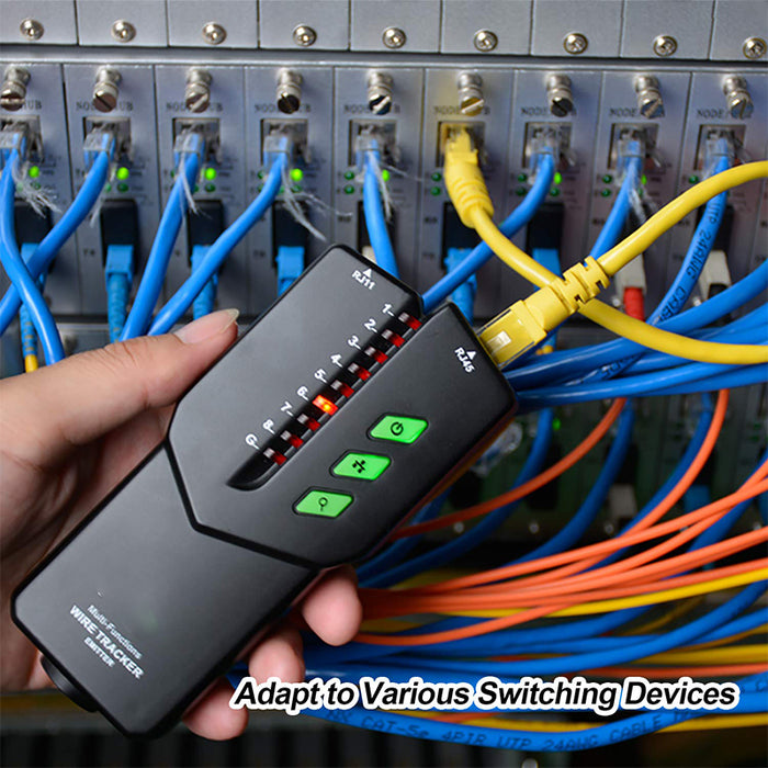 Network Cable Tester RJ11 RJ45 Line Finder for Ethernet Cable Collation