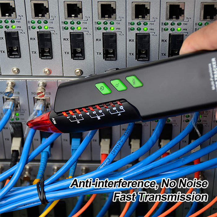 Network Cable Tester RJ11 RJ45 Line Finder for Ethernet Cable Collation