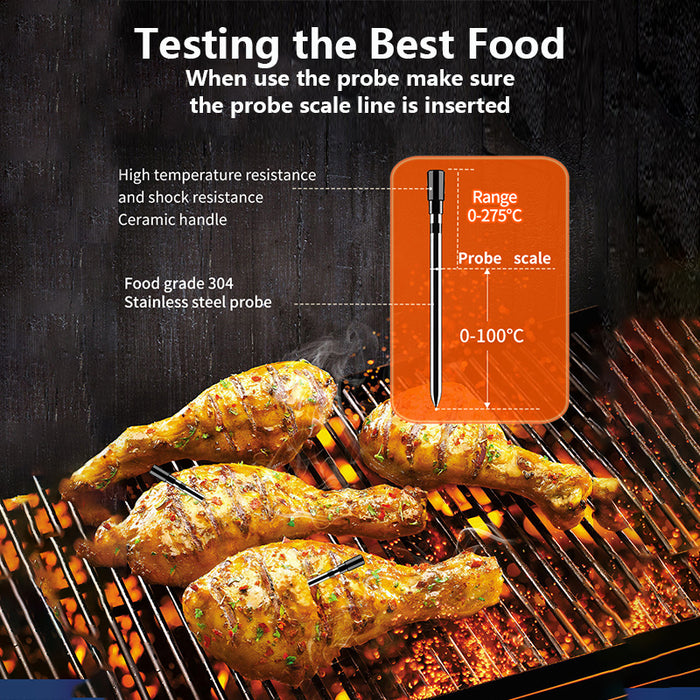 328FT Wireless Meat Thermometer
